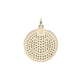 THE PAVÉ HAPPY FACE PENDANT