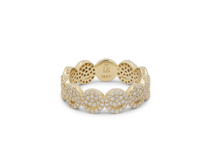 THE PAVÉ ETERNAL HAPPY FACE RING