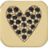THE BLACK PAVÉ HEART CHARM