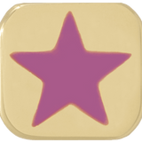 THE ENAMEL STAR CHARM