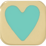 THE ENAMEL HEART CHARM