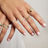 THE PAVÉ SIGNET RING