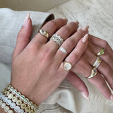 THE PAVÉ SIGNET RING