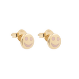THE ENAMEL HAPPY FACE STUDS