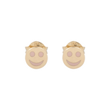 THE ENAMEL HAPPY FACE STUDS