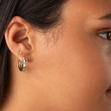 THE BOLD BEZEL HOOPS