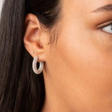 THE BOLD CRYSTAL HOOPS