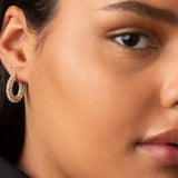 THE BOLD CRYSTAL HOOPS