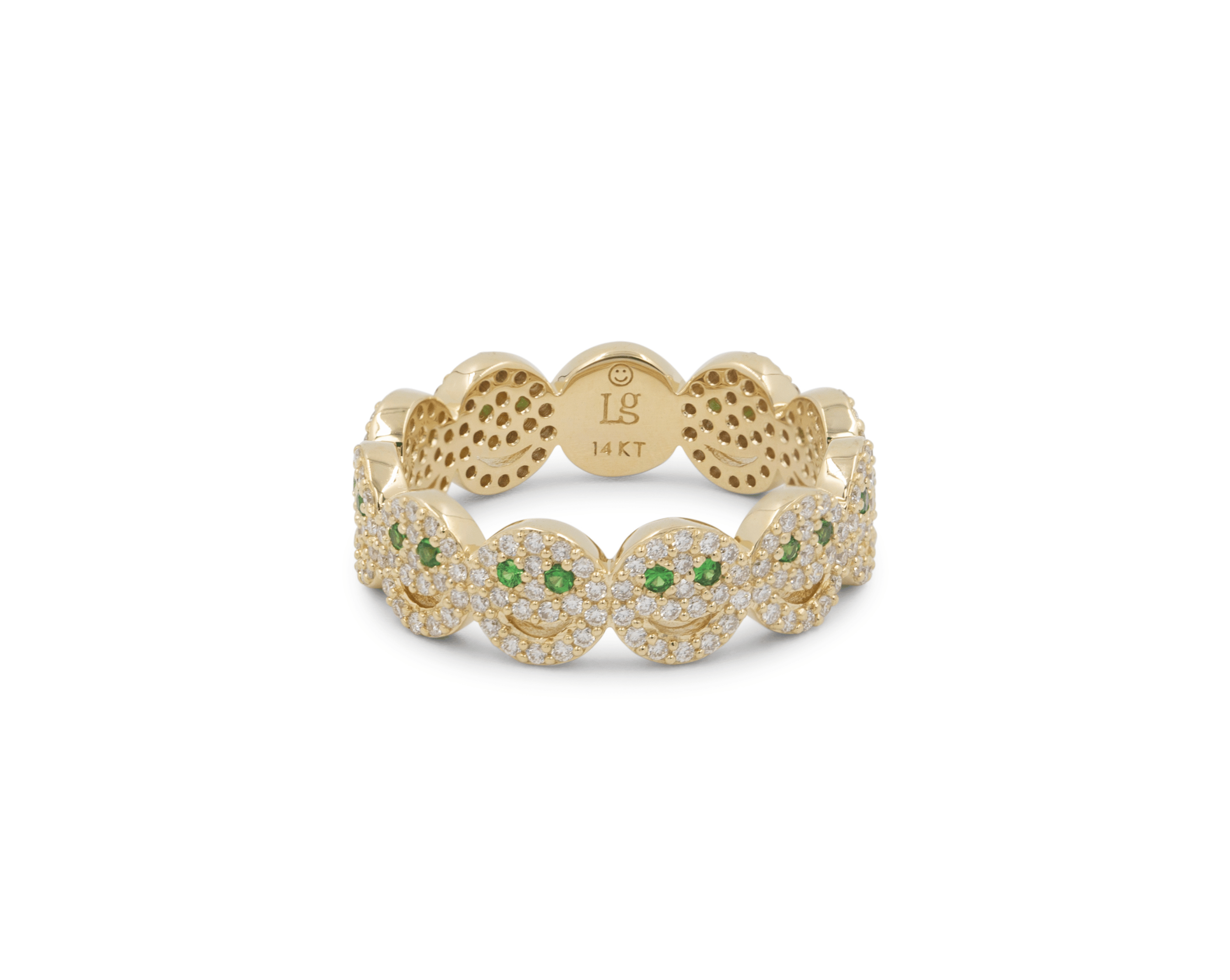 THE PAVÉ ETERNAL HAPPY FACE RING