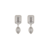EMERALD-MARQUISE DROP EARRINGS
