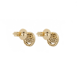 THE PAVÉ HAPPY FACE STUDS