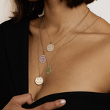 THE PAVÉ HAPPY FACE PENDANT