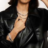 CH023 'SMALL INDENTED PAPERCLIP CHAIN'