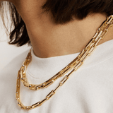 CH024 'LARGE INDENTED PAPERCLIP CHAIN'