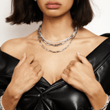CH024 'LARGE INDENTED PAPERCLIP CHAIN'