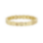 gold bracelet on a white background