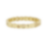 gold bracelet on a white background