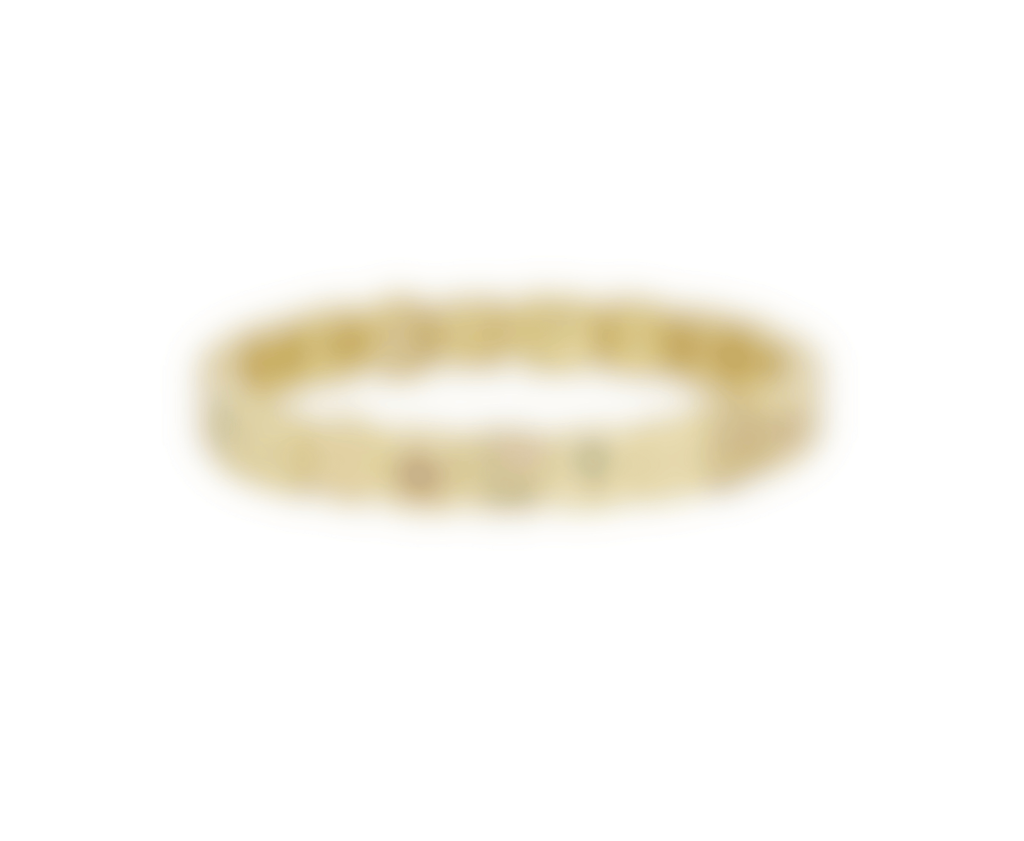 gold bracelet on a white background