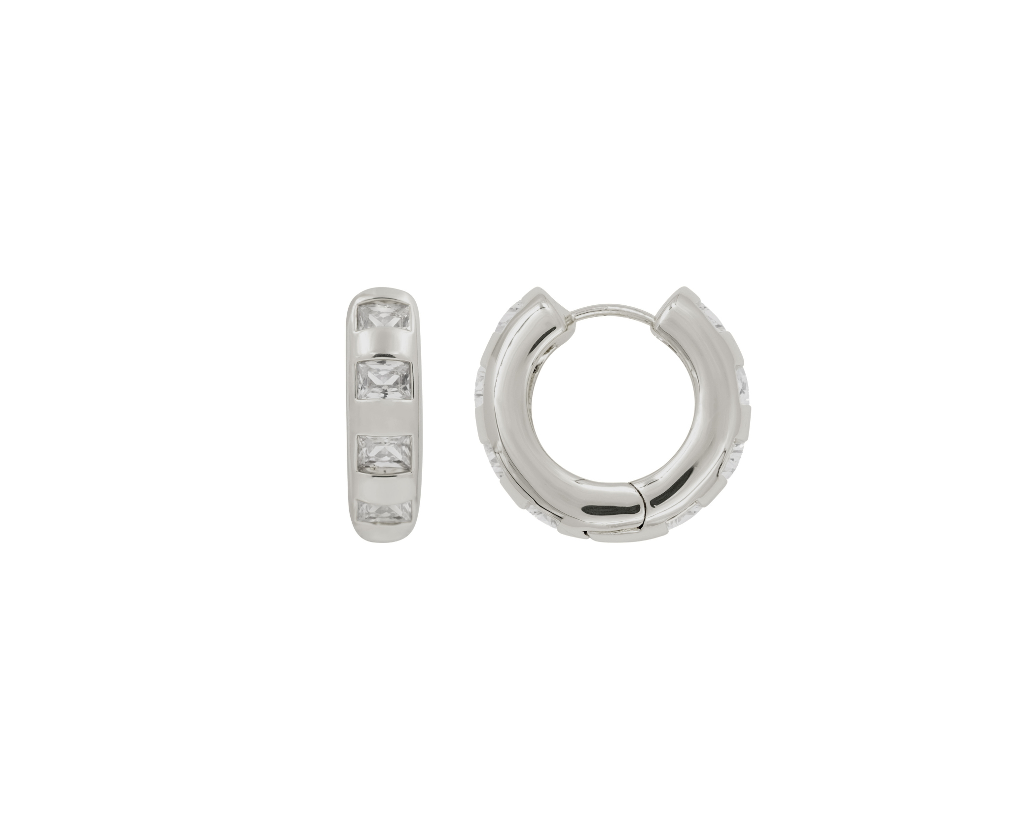 THE BOLD BEZEL HOOPS