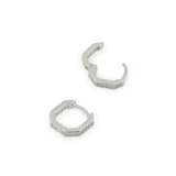 THE OCTAGON PAVÉ HUGGIES