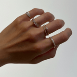 THE DAINTY MULTI-MARQUISE STACKER