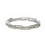 BR060 'LARGE INDENTED PAPERCLIP BRACELET'