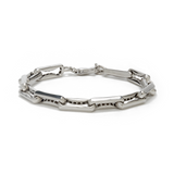 BR060 'LARGE INDENTED PAPERCLIP BRACELET'