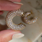 THE LISA PAVÉ HOOP