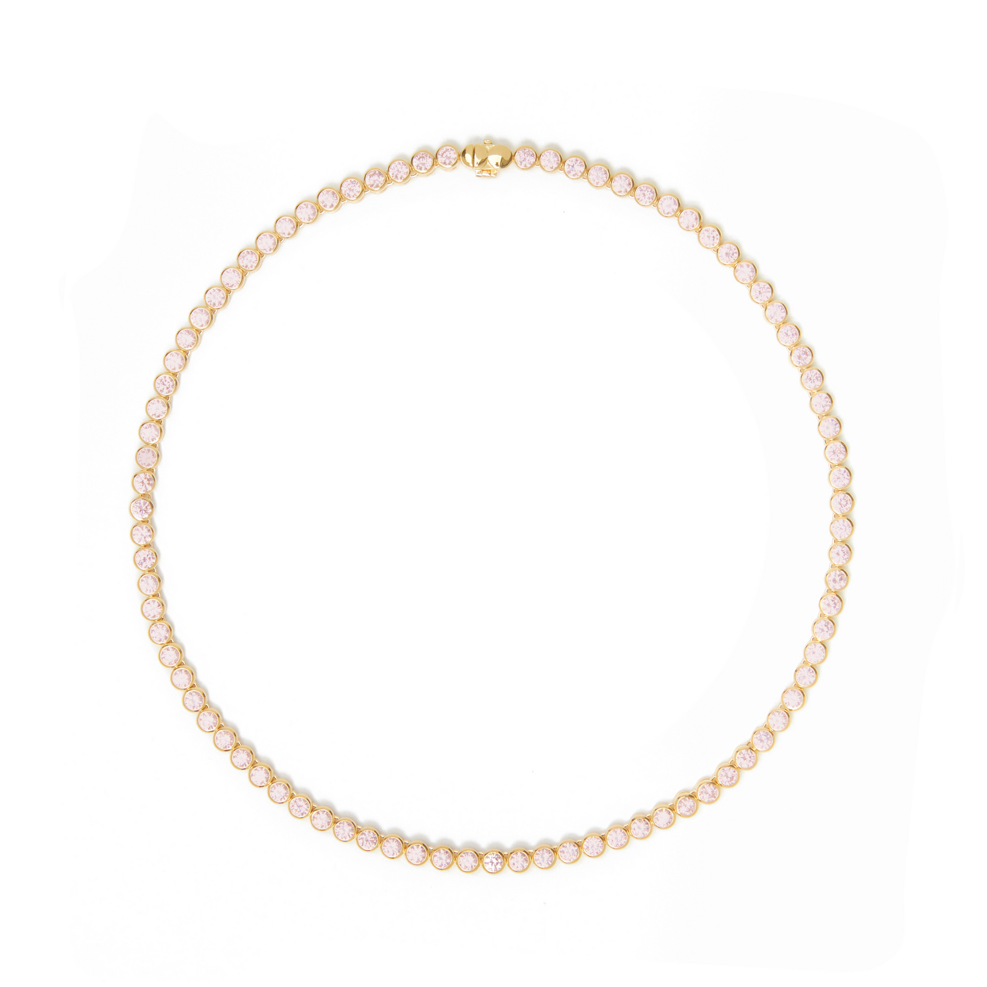 THE BEZEL TENNIS NECKLACE – Lisa Gozlan US